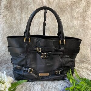 Burberry Bridal Lynher Leather Medium Tote Bag